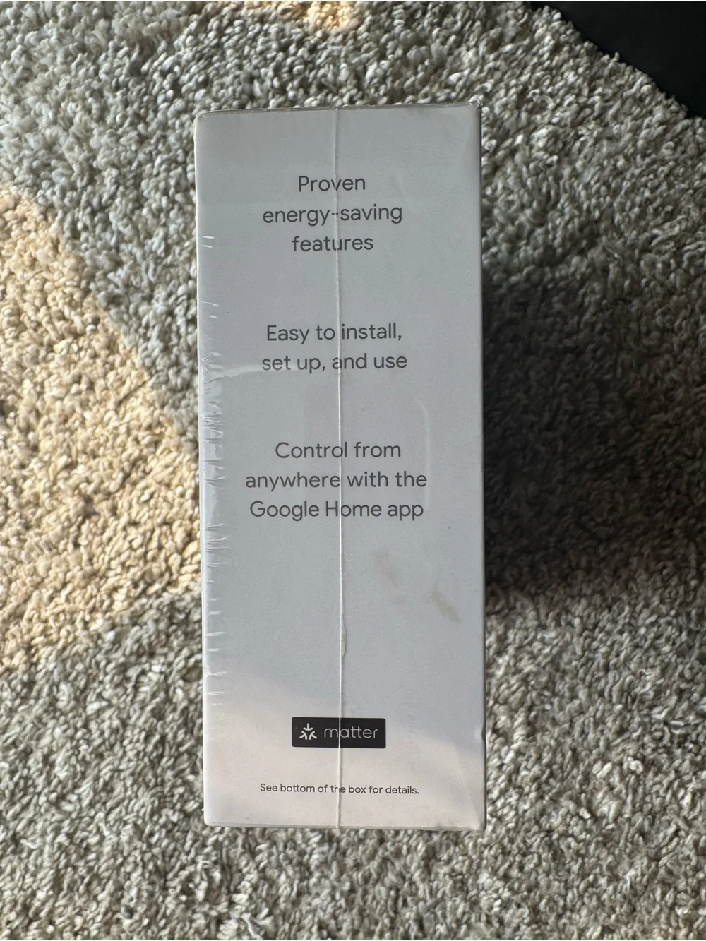 Google Nest Thermostat – Charcoal – Brand New Sealed